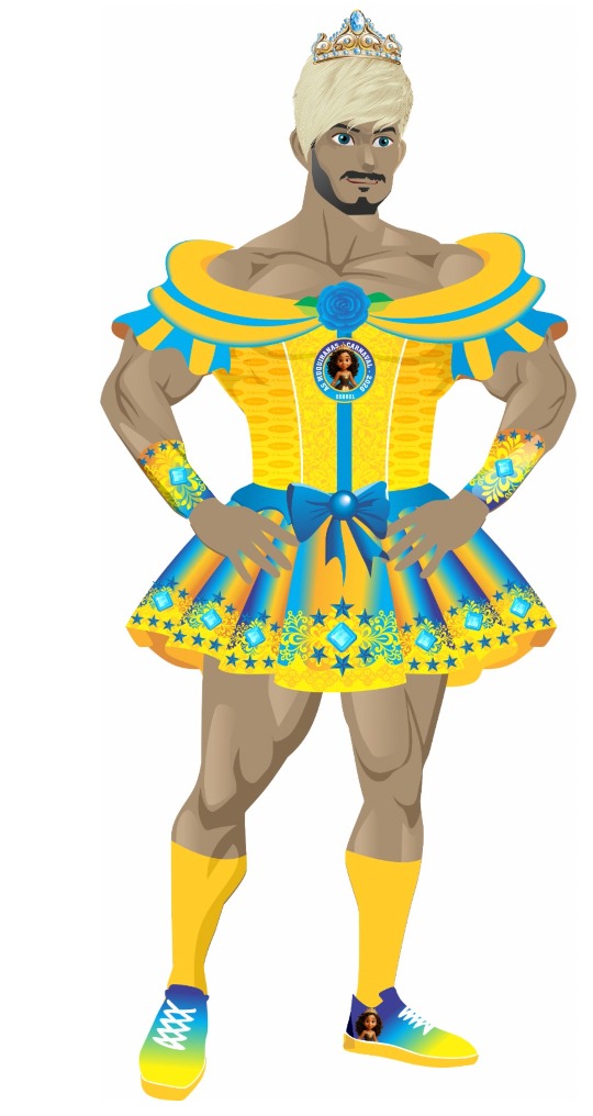 Fantasia do bloco As Muquiranas em 2026