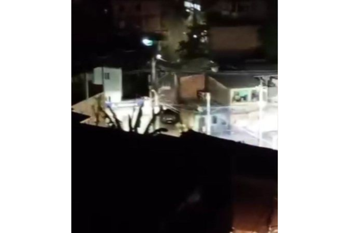 Vídeo registrou deslocamento de policiais em Jardim de Santo Inácio por Reprodução