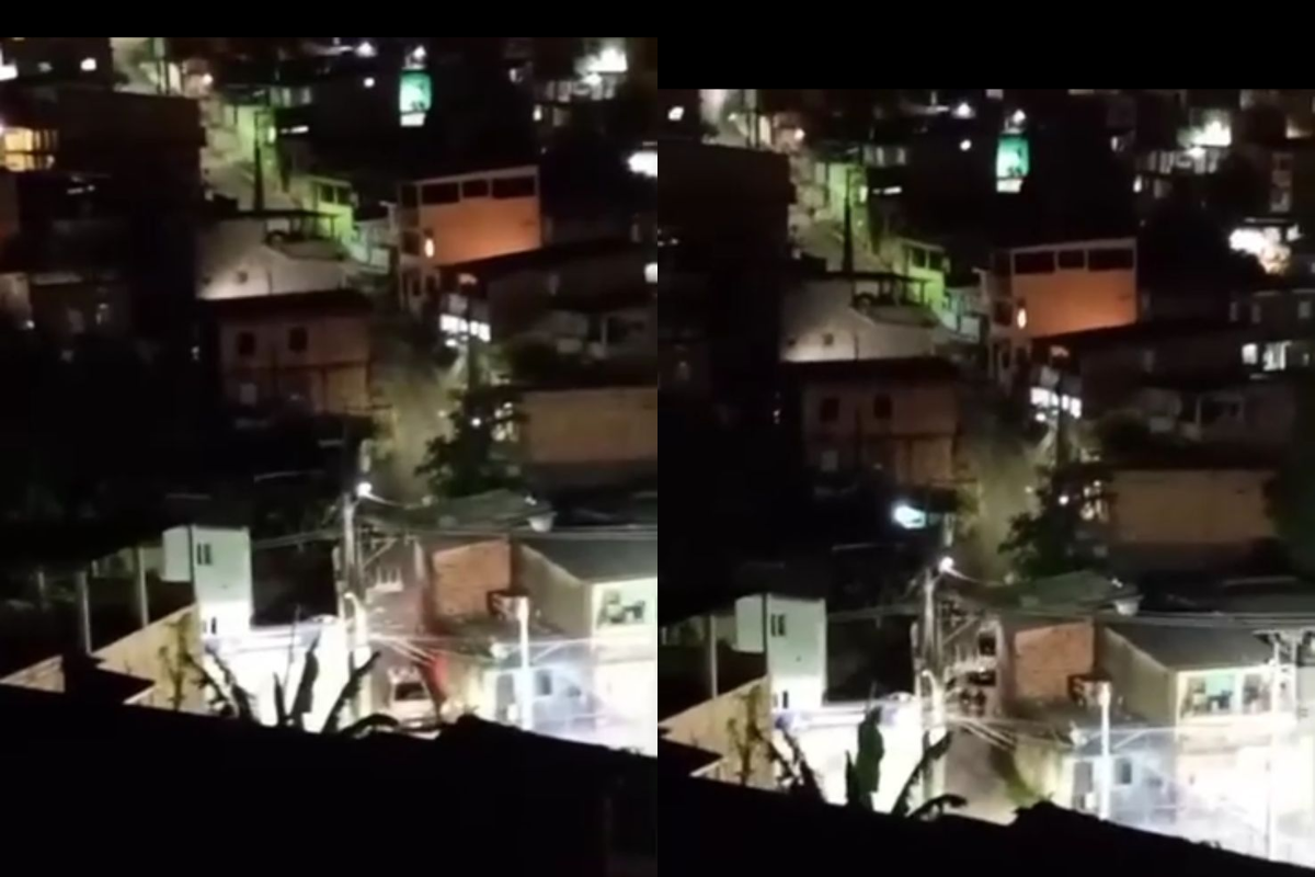 Vídeo registrou deslocamento de policiais em Jardim de Santo Inácio por Reprodução