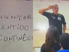 Imagem - Vídeo: erros de português por parte de instrutores em escola cívico-militar viralizam no 1° dia de aula