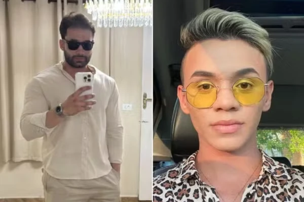 Alysson (na esquerda) foi preso por matar o cabeleireiro Denilson (na direita) por Reprodução