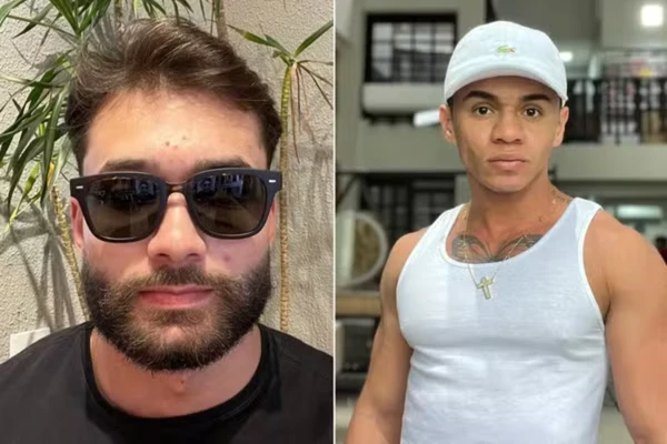 Alysson (na esquerda) foi preso por matar o cabeleireiro Denilson (na direita) por Reprodução