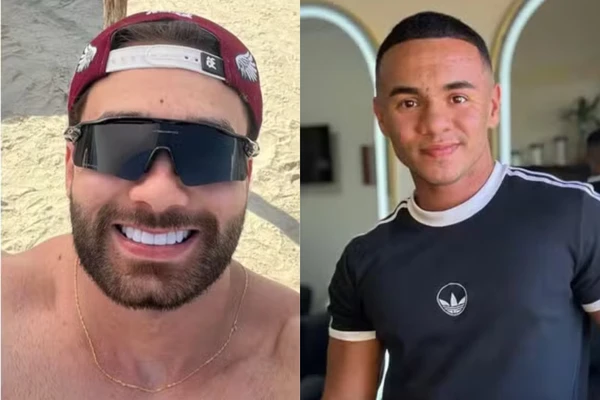 Alysson (na esquerda) foi preso por matar o cabeleireiro Denilson (na direita) por Reprodução