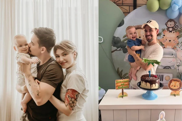 Arthur é fruto do relacionamento de Isabel Veloso e Lucas Borbas