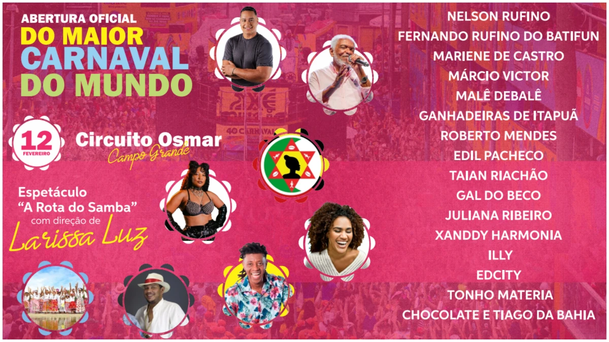 Atrações no circuito Osmar por Reprodução