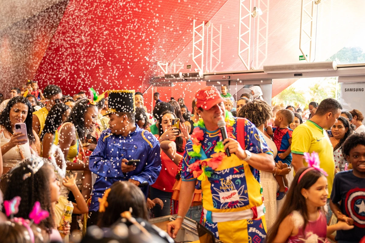 Com Tio Paulinho, shopping promove evento de pré-Carnaval para crianças e adultos