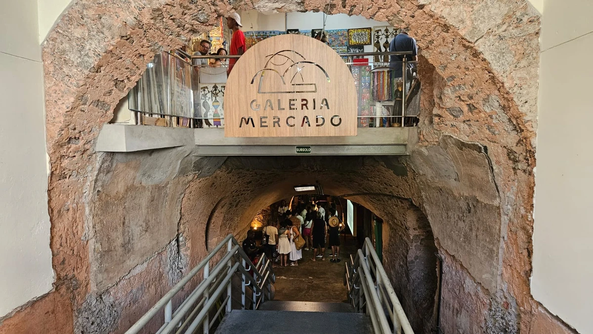 Galeria Mercado fica no subsolo do Mercado Modelo por Ana Paula Lacerda/CORREIO