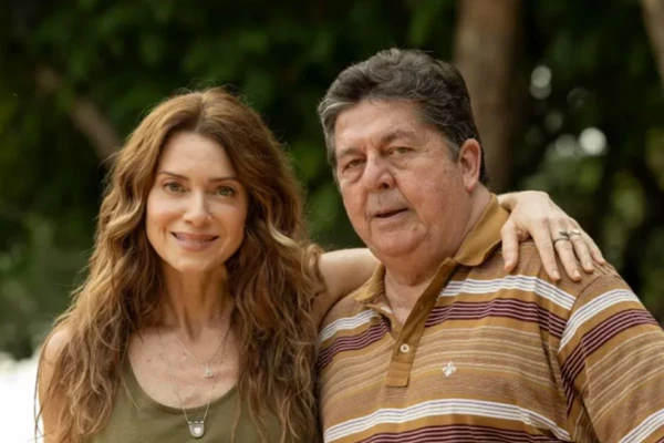 Janete (Letícia Spiller) e Eliomar (Stepan Nercessian) em 'Coração Acelerado'