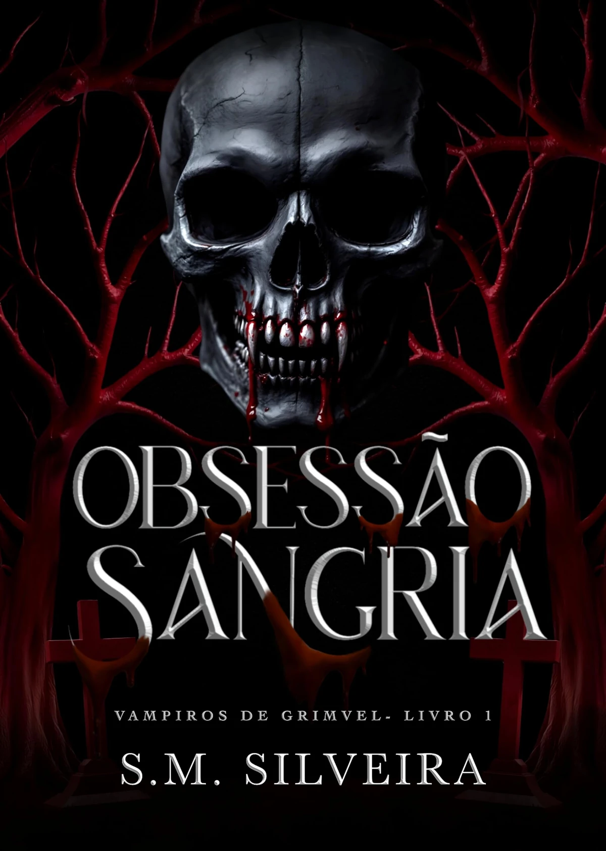 Obsessão sangria, de S. M. Silveira. Cinco anos após sobreviver ao Degolador de Grimvel, Cassie Kane retorna à sua cidade natal. Mas sua chegada reacende um ciclo de terror: o assassino volta à matança e, desta vez, parece ter o objetivo crucial de provocá-la. Deixando recados em cadáveres, presentes misteriosos à sua porta e uma trilha de sangue em seu caminho. Determinada a capturá-lo, a investigadora mergulha de cabeça na caçada, apenas para descobrir que está tão obcecada pelo Degolador quanto ele por ela. Os dois iniciam um jogo mortal de gato e rato, onde desejo e perigo se intensificam a cada encontro, satisfazendo uma fome insaciável que jamais sentiram antes. por Reprodução