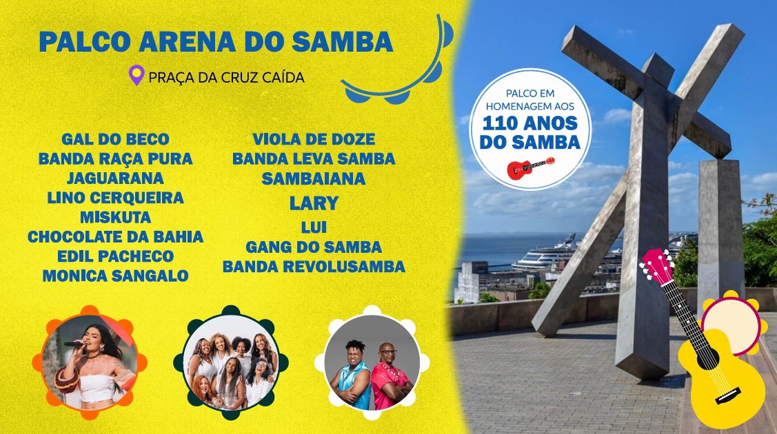 Palco Arena do Samba por Reprodução