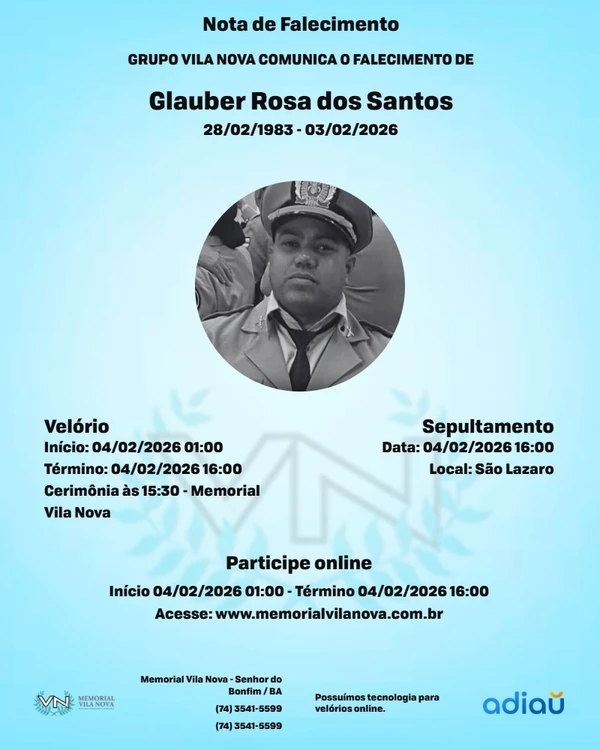 PM Glauber foi morto pelo CV no Vale das Pedrinhas por Divulgação