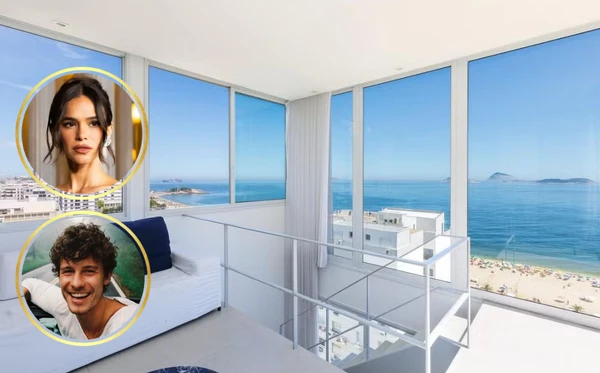 Shawn Mendes curte triplex de Bruna Marquezine no Rio de Janeiro