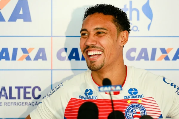 Edigar Junio durante passagem com a camisa do Bahia por Marcelo Malaquias/EC Bahia