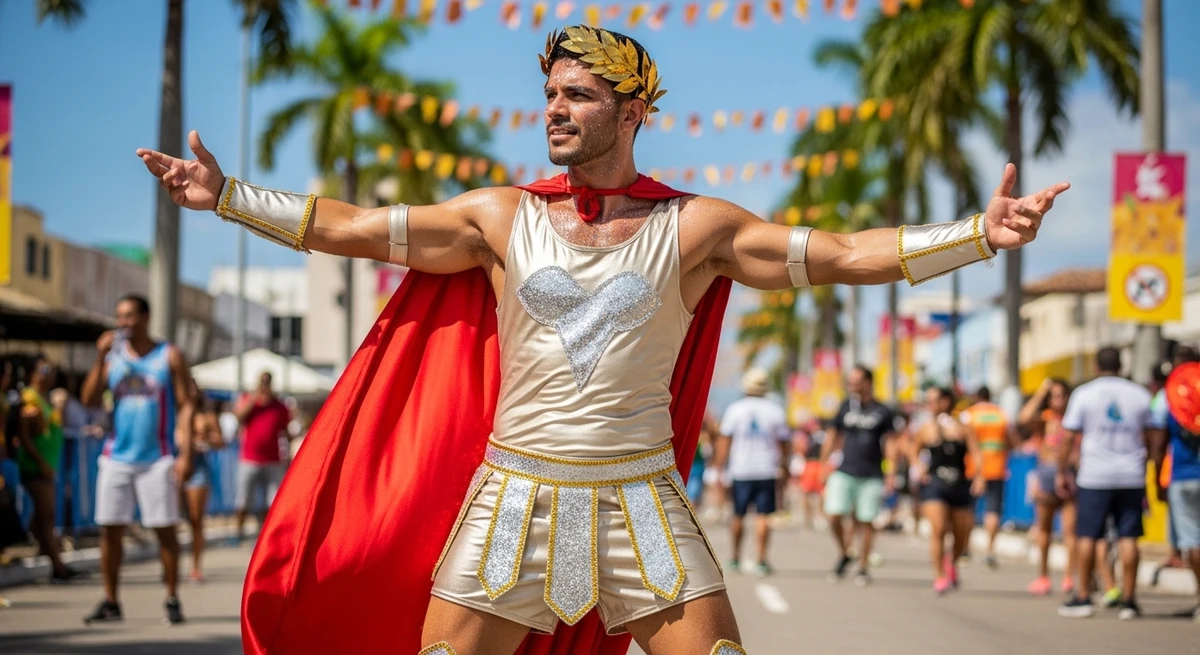 Fantasia para Áries: Super-herói, guerreiro ou gladiador por Imagem gerada por IA