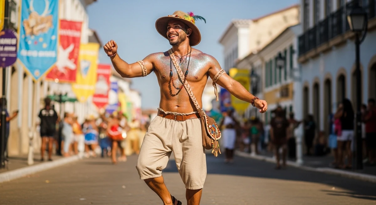 Fantasia para Sagitário: Aventureiro, explorador ou mochileiro por Imagem gerada por IA