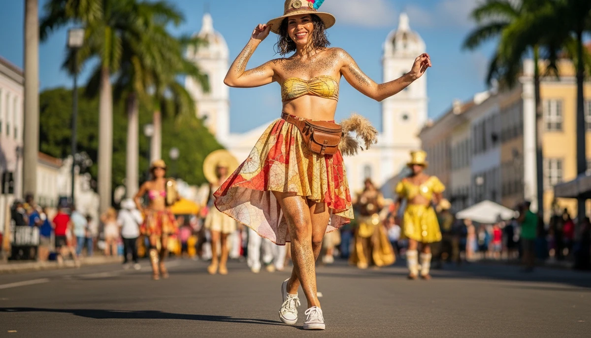Fantasia para Sagitário: Viajante, exploradora ou aventureira por Imagem gerada por IA