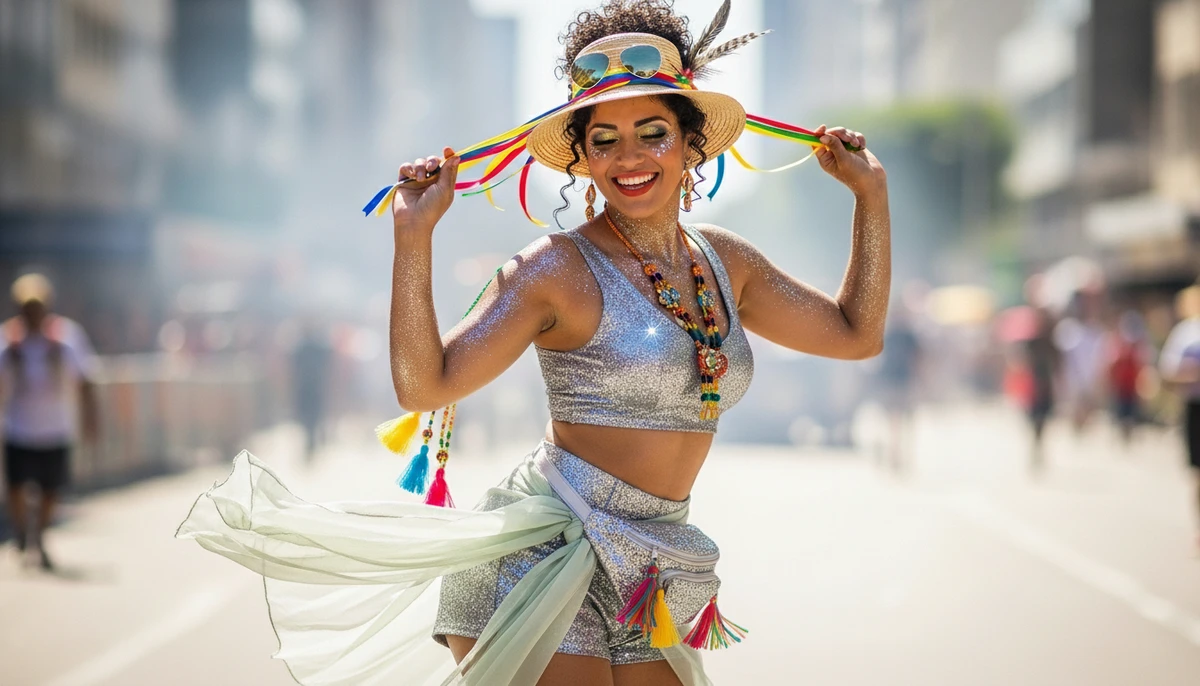 Fantasia para Sagitário: Viajante, exploradora ou aventureira por Imagem gerada por IA