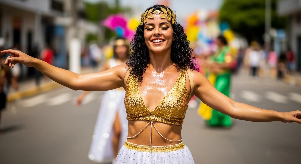 Fantasia para Touro: Deusa grega, Cleópatra ou look luxuoso por Imagem gerada por IA