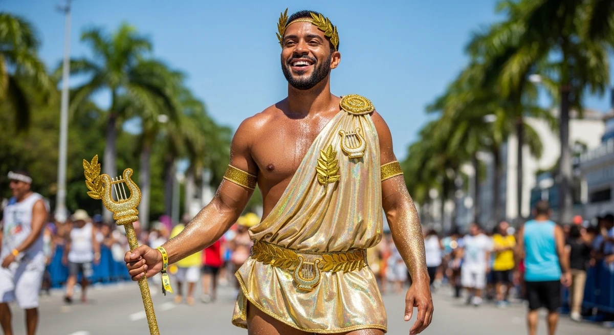 Fantasia para Touro: Imperador romano, faraó ou personagem nobre por Imagem gerada por IA