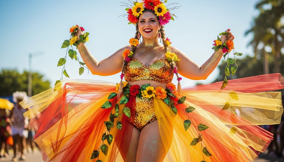 Fantasia para Virgem: Deusa da colheita, musa das flores ou personagem natural por Imagem gerada por IA