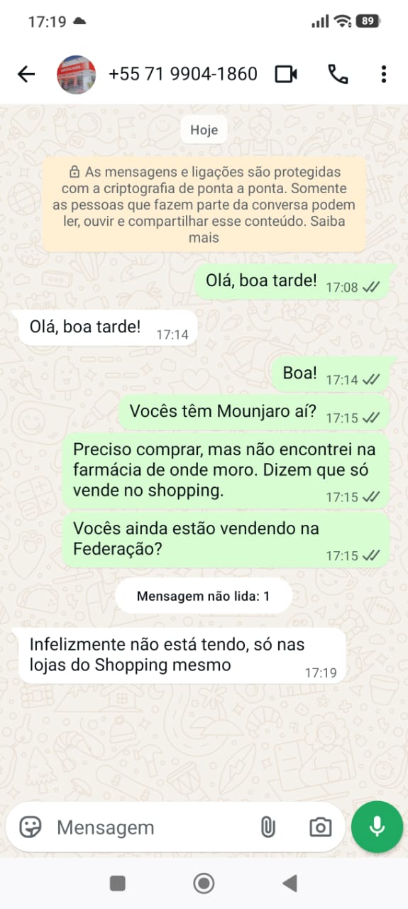 Farmácias de bairro redirecionam compra de canetas emagrecedoras para shoppings por Captura de tela/CORREIO
