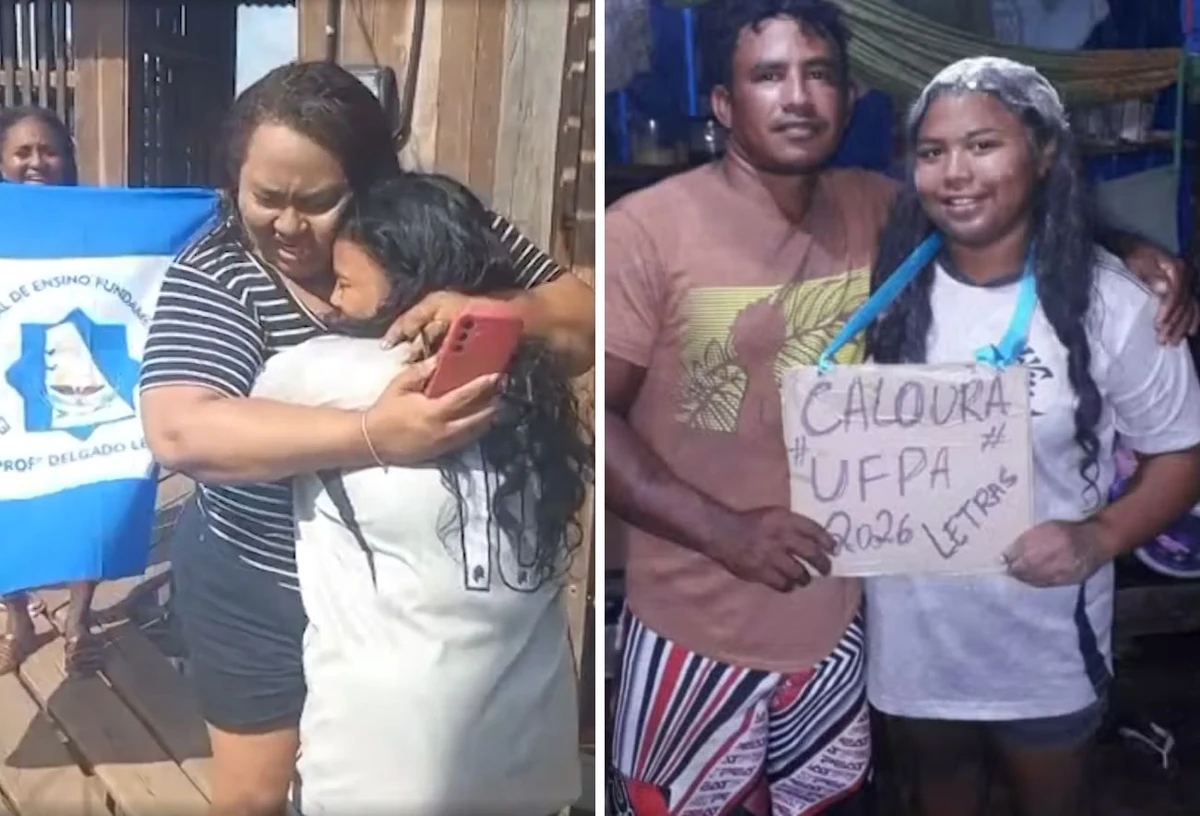 Jarina passou no curso de letras da Universidade Federal do Pará (UFPA)