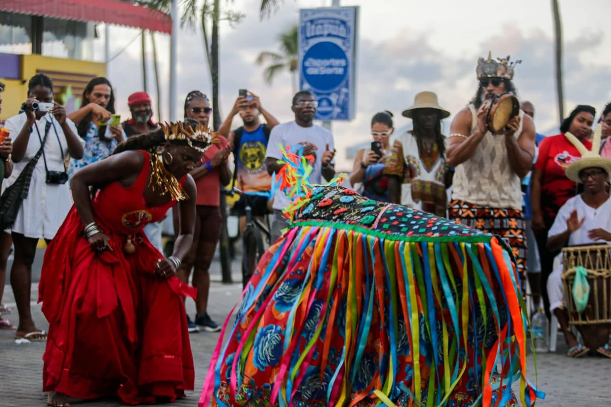 Lavagem de Itapuã nesta quinta (5) por Arisson Marinho/CORREIO