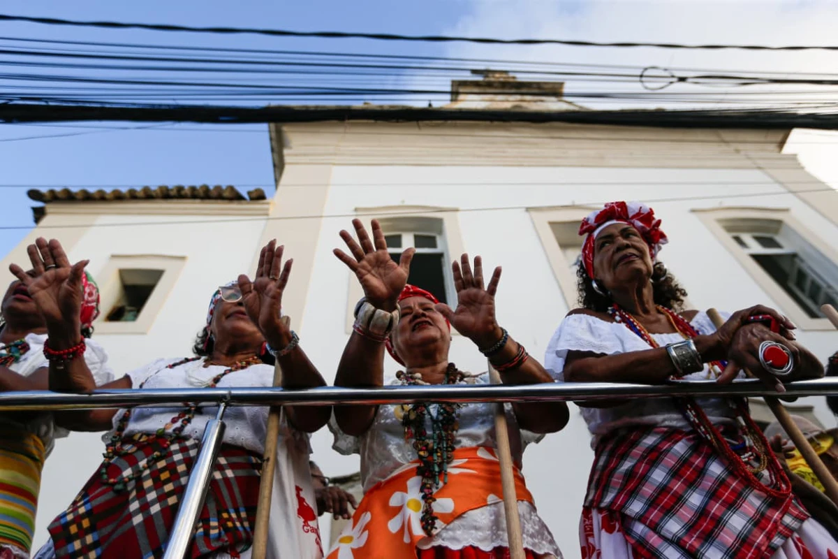 Lavagem de Itapuã nesta quinta (5) por Arisson Marinho/CORREIO