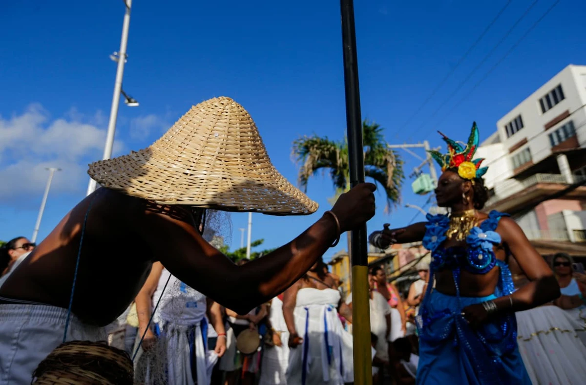 Lavagem de Itapuã nesta quinta (5) por Arisson Marinho/CORREIO