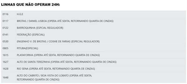 Ônibus com saída do Terminal da Lapa por Reprodução