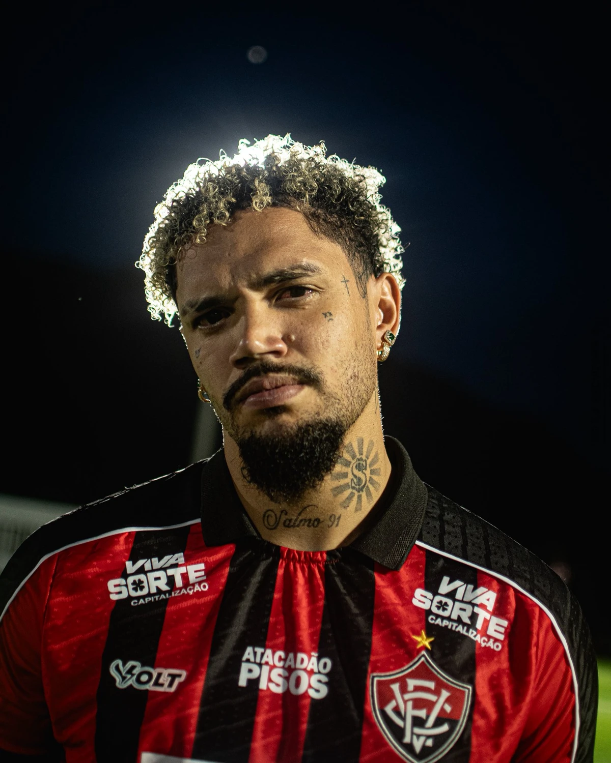 Pedro Henrique, camisa 9 do Vitória por Victor Ferreira/ECV