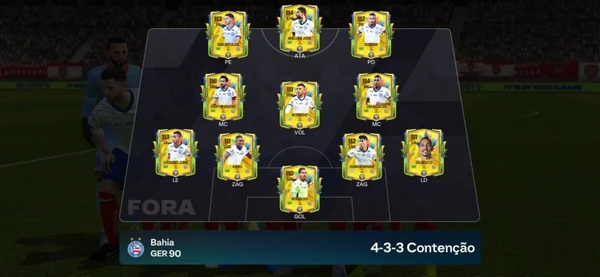 Time do Bahia no EA FC por Reprodução / EA FC Mobile