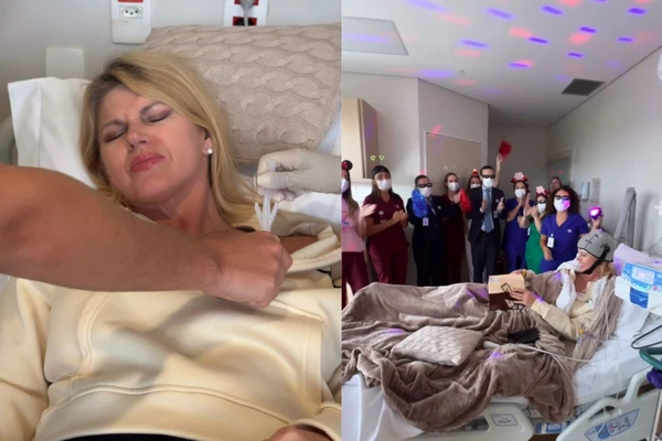 Val Marchiori celebrou no hospital Albert Einstein