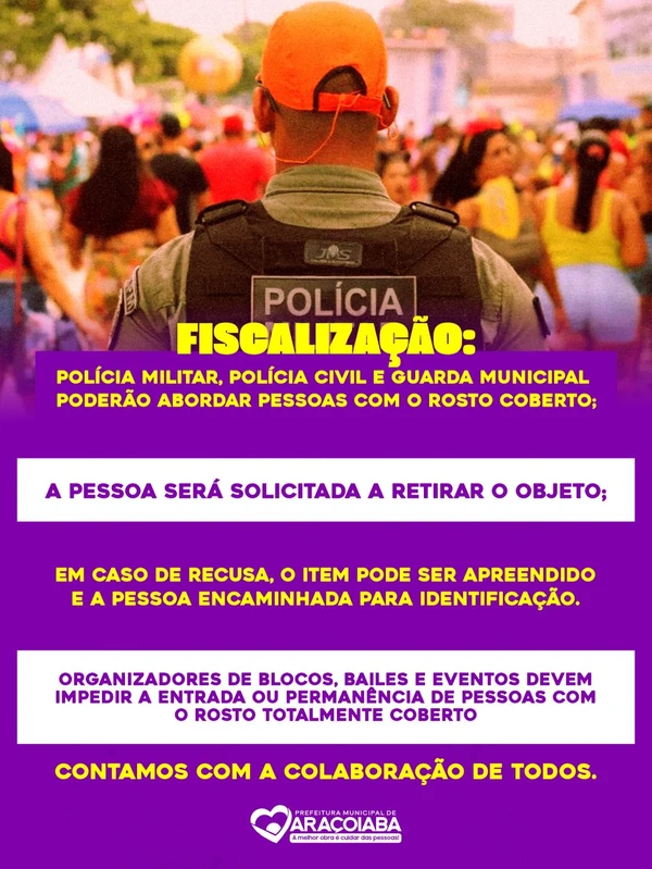 Veja o que diz a prefeitura sobre a proibição de máscaras por Reprodução