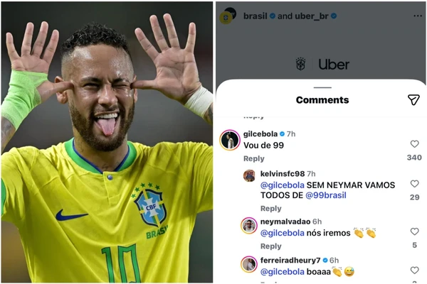  Neymar não recebeu post de parabéns da CBF