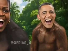 Imagem - Trump publica vídeo com fake news eleitorais que traz casal Obama como macacos