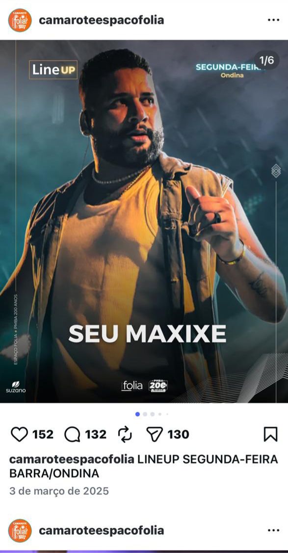 Camarote da PM no Carnaval: veteranos ficam de fora por Divulgação