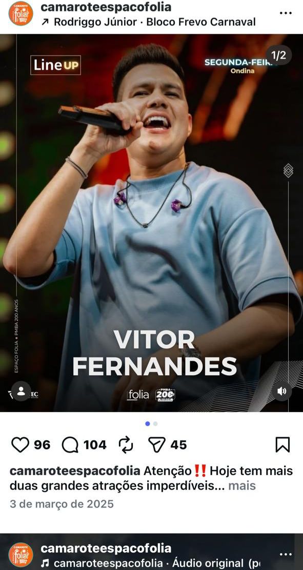 Camarote da PM no Carnaval: veteranos ficam de fora por Divulgação