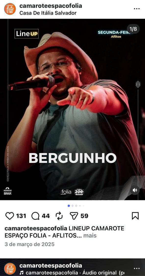 Camarote da PM no Carnaval: veteranos ficam de fora por Divulgação