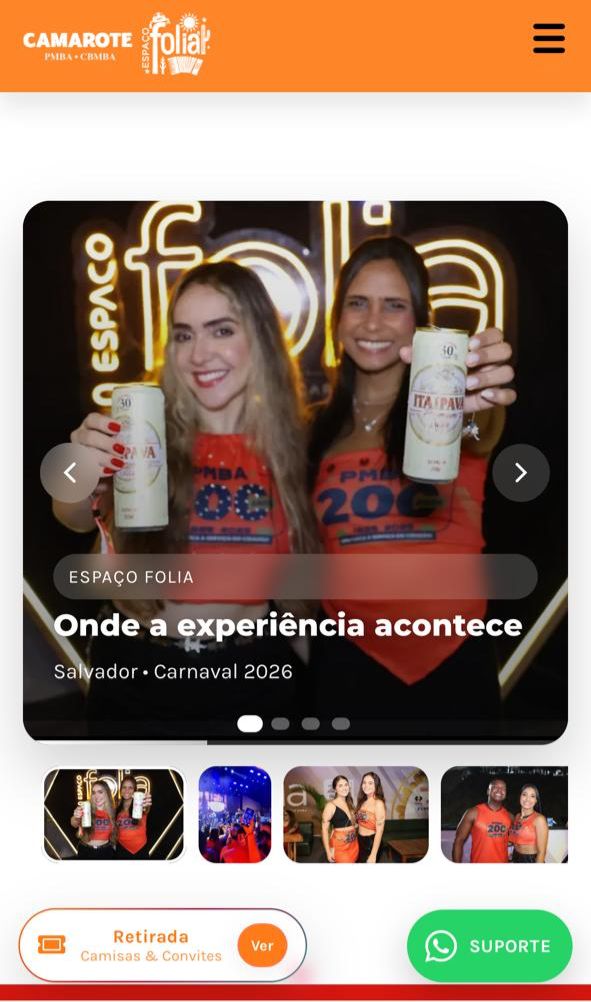 Camarote da PM no Carnaval: veteranos ficam de fora por Divulgação