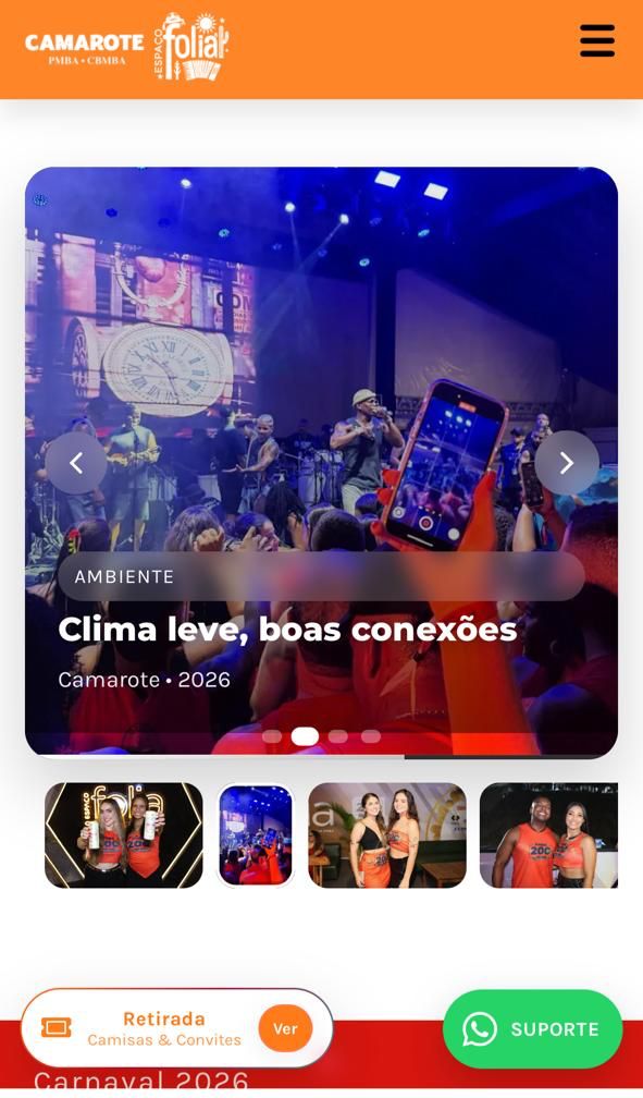 Camarote da PM no Carnaval: veteranos ficam de fora por Divulgação