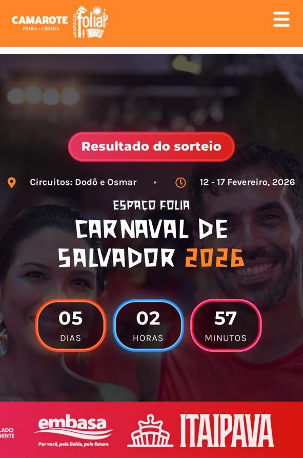 Camarote da PM no Carnaval: veteranos ficam de fora por Divulgação