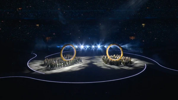 Cerimônia de abertura dos Jogos Olímpicos de Inverno de Milão-Cortina por Divulgação/Comitê Olímpico Internacional