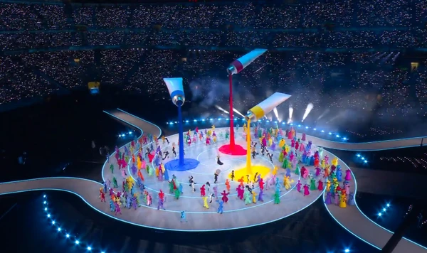 Cerimônia de abertura dos Jogos Olímpicos de Inverno de Milão-Cortina por Divulgação/Comitê Olímpico Internacional