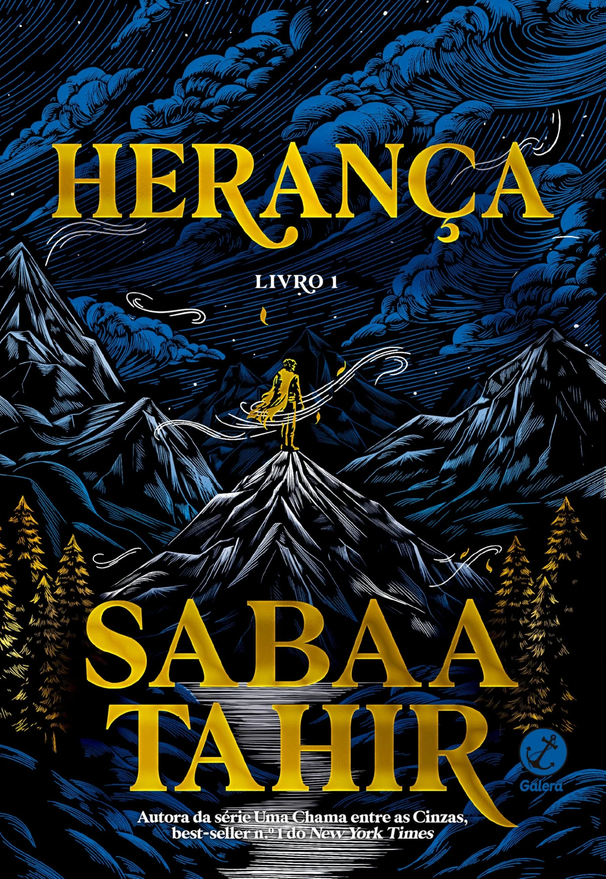Herança, de Sabaa Tahir (Galera). Retorne ao universo da série best-seller Uma Chama Entre as Cinzas, de Sabaa Tahir, e reencontre personagens queridos! Em Herança, os destinos de Aiz, Sirsha e Quil se entrelaçam em uma história sobre poder, amor, traição e as consequências de uma ganância desenfreada. A jornada pode custar tudo ― suas vidas e seus corações. Literalmente. por Reprodução