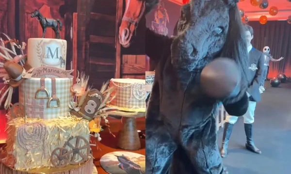 Ivete Sangalo comemora os 8 anos das filhas gêmeas por Reprodução