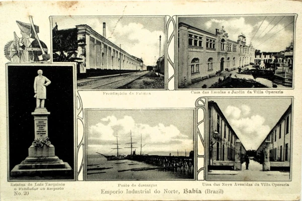 As casas da Vila Operária foram construídas próximas à fábrica para reduzir o desgaste dos trabalhadores e melhorar as condições de vida e produção por Reprodução