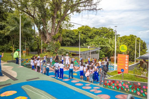 O Mundo Encantado da Criança fica dentro do Centro de Interpretação da Mata Atlântica (CIMA), no bairro do Bonfim por Igor Santos/Secom PMS