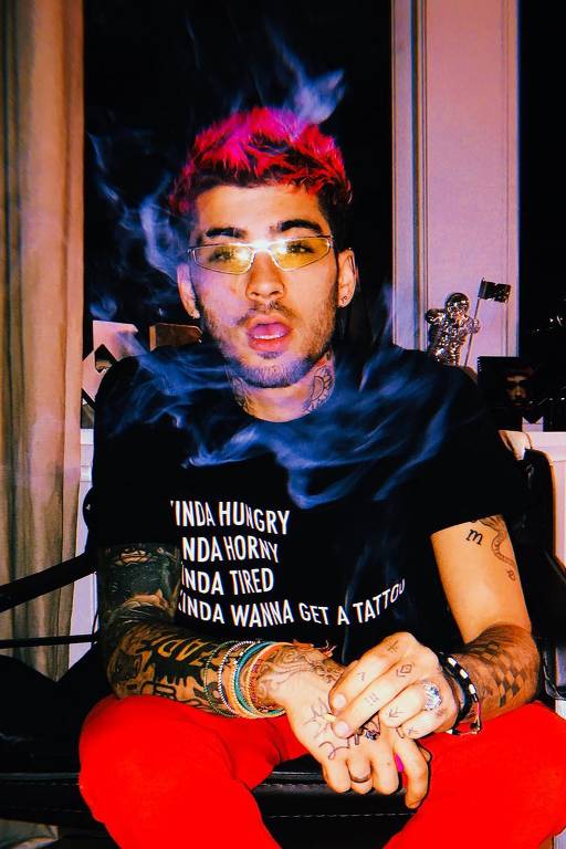 Zayn por Reprodução/Redes Sociais 