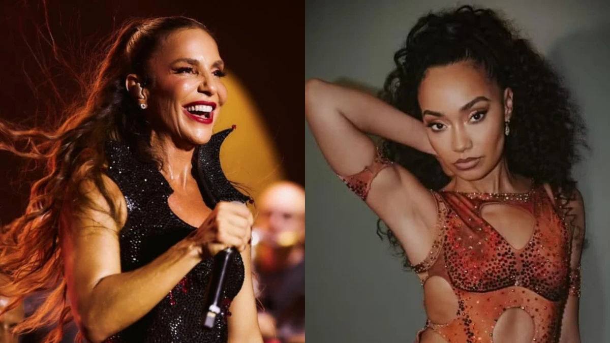 Ex-Little Mix, Leigh-Anne participa do bloco de Ivete Sangalo em SP por Reprodução/Redes Sociais 